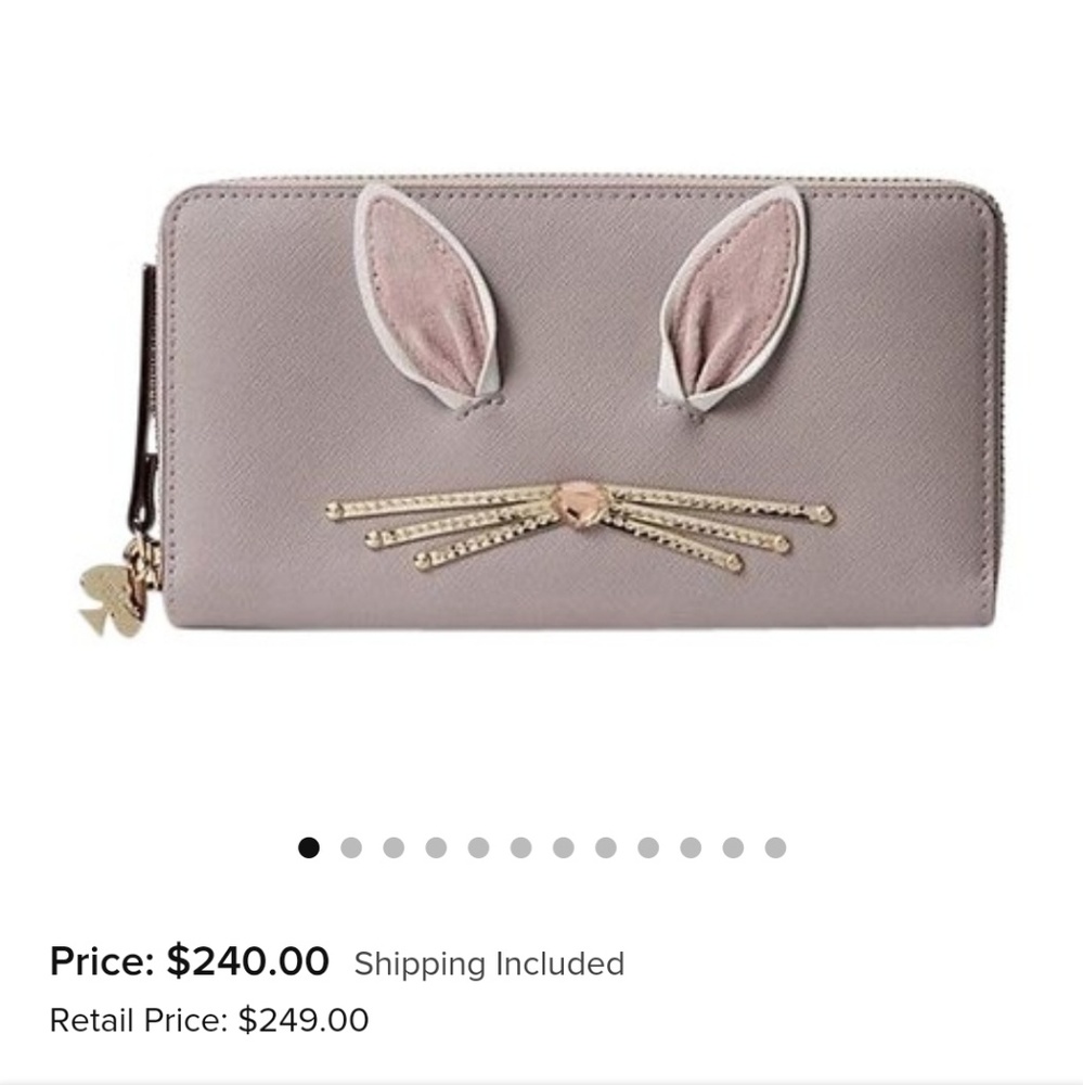 ❤HP❤ NWT  KATE SPADE LEATHER WALLET - Picture 2 of 7
